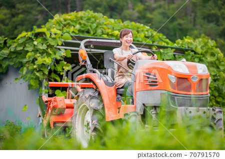Tractor and women 70791570