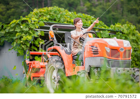 拖拉機和婦女 拖拉機和婦女 70791572