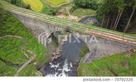 Aerial view of Tsujun Bridge 70792320