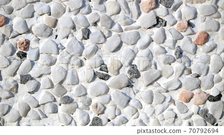 various pebble stones texture 70792694