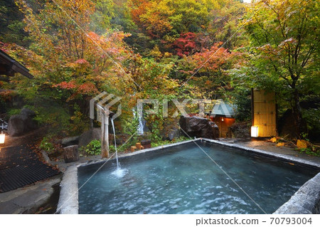 Hakkei hot spring in Japan Hakkei hot spring in Japan 70793004