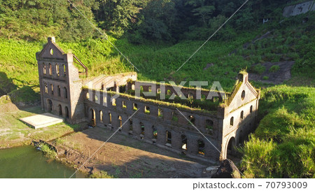 Aerial view of the remains of the Sogi power plant 70793009