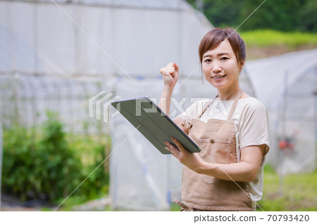 在平板電腦上農場 在平板電腦上農場 70793420