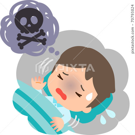 A young man with a nightmare A young man with a nightmare 70793824