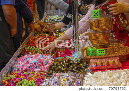 春節，台北，年貨大街，糖果，春祭り、台北、ニューイヤーストリート、キャンディー、candy, 70795762