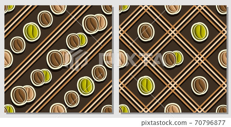 Vector Coffee Seamless Patterns Vector Coffee Seamless Patterns 70796877