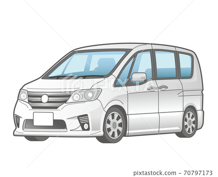 Minivan_01 (white) with main line 70797173