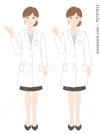 Information for women in white coats One point 70797933
