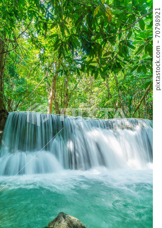 Huay Mae Kamin Waterfall at Kanchanaburi in Thailand Huay Mae Kamin Waterfall at Kanchanaburi in Thailand 70798921