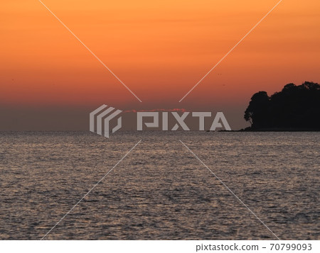 從相生市金崎市看到的播磨的黎明 70799093