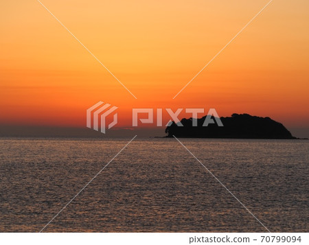 從相生市金崎市看到的播磨的黎明 70799094