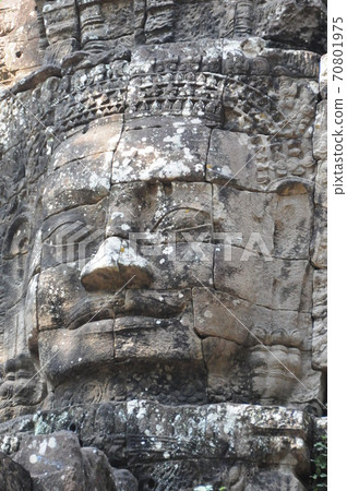Cambodia, Angkor Ruins, Ta Som, West Tower Gate, Guanyin Bodhisattva Four-sided Tower Cambodia, Angkor Ruins, Ta Som, West Tower Gate, Guanyin Bodhisattva Four-sided Tower 70801975
