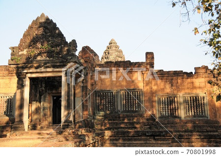 柬埔寨，吳哥廢墟，萬丹Samre（武士要塞） 70801998