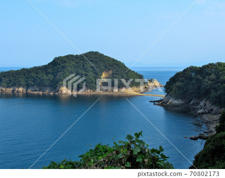 希望之路,希望之橋的遠處,與香川縣南富台市小島市的天使之路對齊(2) 希望之路,希望之橋的遠處,與香川縣南富台市小島市的天使之路對齊(2) 70802173