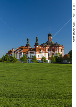 Marianska Tynice church in Western Bohemia, Czech Republic 70803109
