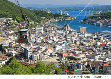 [Hiroshima Prefecture] Senkoji Mountain Ropeway and Onomichi Townscape 70803158