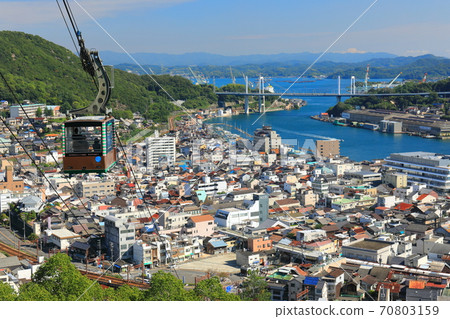 [Hiroshima Prefecture] Senkoji Mountain Ropeway and Onomichi Townscape 70803159