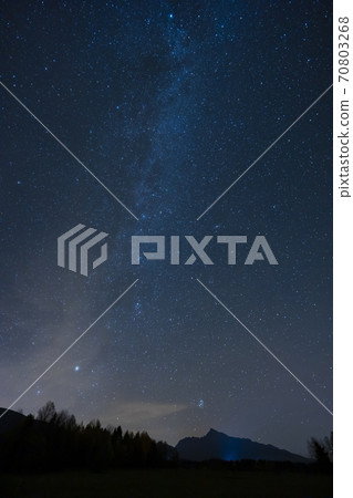 night sky near High Tatras, Slovakia night sky near High Tatras, Slovakia 70803268
