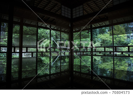 Green garden landscape 70804573