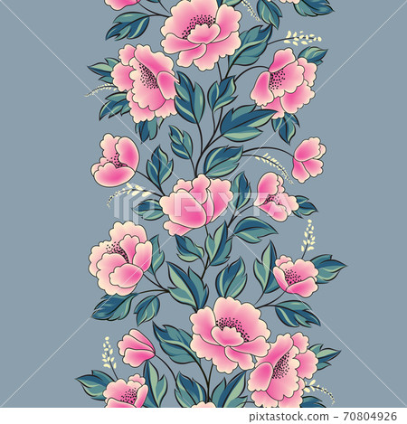 Floral background. Flower rose bouquet seamless 70804926