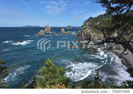 (山口縣)青海島,海上阿爾卑斯山的奇石 (山口縣)青海島,海上阿爾卑斯山的奇石 70805400