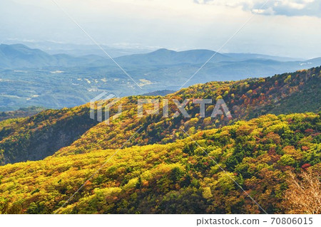 Autumn Bandai-Azuma Skyline Scenery Autumn Leaves Fukushima City, Fukushima Prefecture 70806015