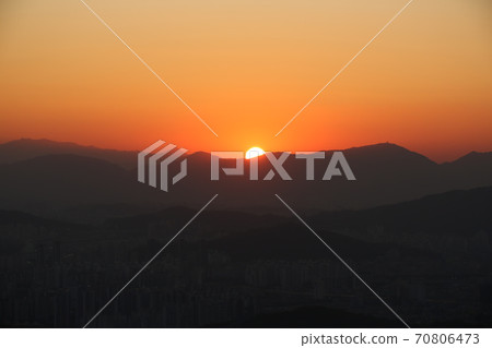 北漢山國家公園景觀 70806473