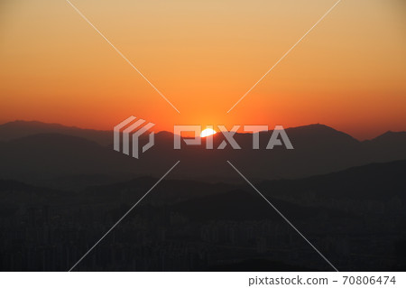 北漢山國家公園景觀 70806474