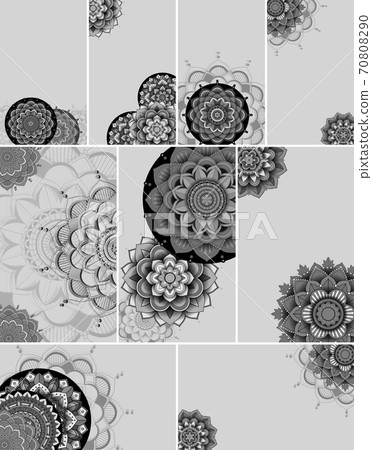 Beautiful mandala design background 70808290