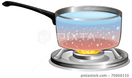 Boiling water in the pot Boiling water in the pot 70808310