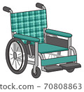 輪椅的例證 70808863