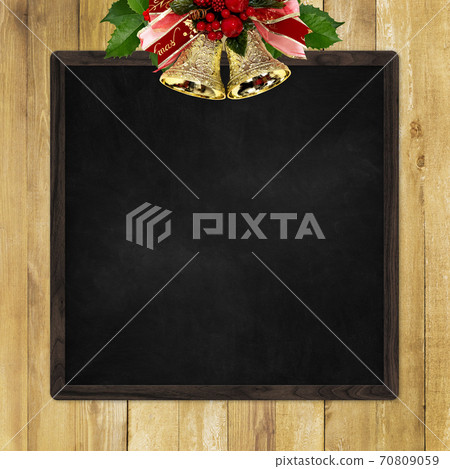 Blackboard with Christmas decorations-there are multiple variations Blackboard with Christmas decorations-there are multiple variations 70809059