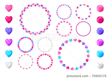 Jewels / Circles / Hearts 70809178