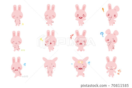 Rabbit-chan_Various pose sets 1 70811585