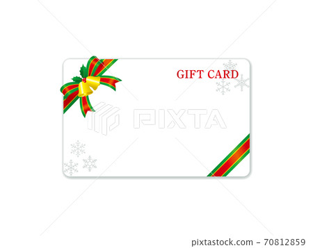 Christmas gift card decoration template Christmas gift card decoration template 70812859