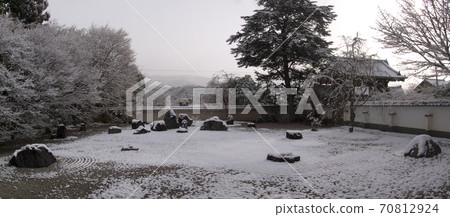 Jisso-in Iwakura, Snow Stone Garden 70812924