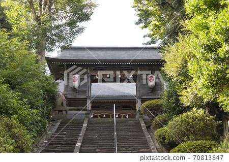 城山稻荷大社的水神門和樓梯 城山稻荷大社的水神門和樓梯 70813847
