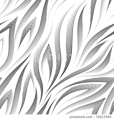 Vector seamless pattern of black lines and... - Stock Illustration ...