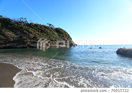 位於Sengahana和Bentenjima之間的荒崎三浦/鹽井之道三浦半島 位於Sengahana和Bentenjima之間的荒崎三浦/鹽井之道三浦半島 70815722