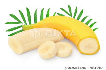 banana isolated on white background with clipping path and full depth of field. banana isolated on white background with clipping path and full depth of field. 70815965