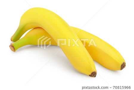 banana isolated on white background with clipping path and full depth of field. banana isolated on white background with clipping path and full depth of field. 70815966