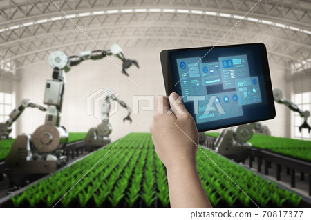 Agriculture technology concept Agriculture technology concept 70817377