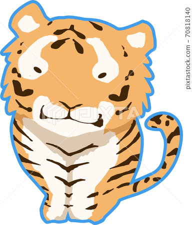Tiger character 70818140