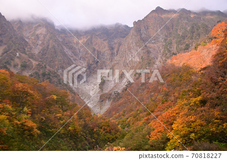 Tanigawa-dake of autumn leaves Tanigawa-dake of autumn leaves 70818227