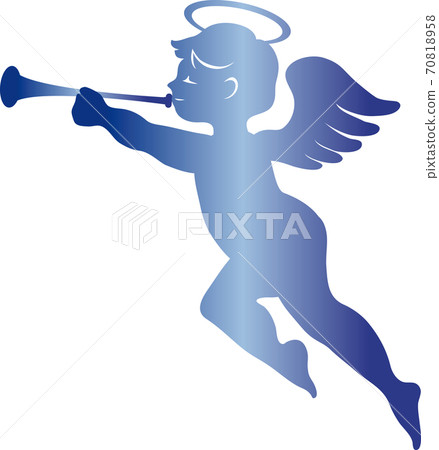 Christmas angel illustration material 70818958