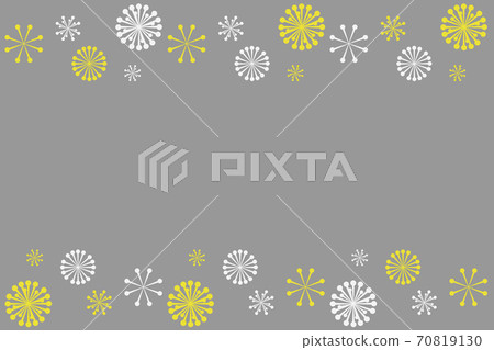 蒲公英框架矩形灰色 70819130