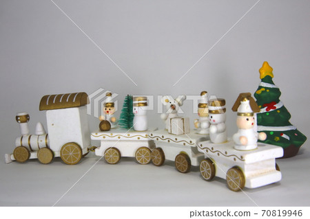 Christmas train carrying dreams 70819946