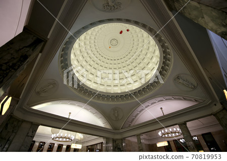 Metro station Park Kultury (Koltsevaya Line) in Moscow, Russia. It was opened in 01.01.1950 Metro station Park Kultury (Koltsevaya Line) in Moscow, Russia. It was opened in 01.01.1950 70819953