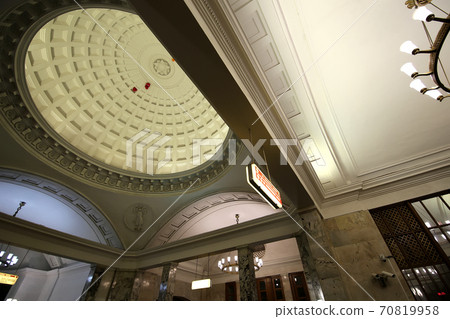 Metro station Park Kultury (Koltsevaya Line) in Moscow, Russia. It was opened in 01.01.1950 Metro station Park Kultury (Koltsevaya Line) in Moscow, Russia. It was opened in 01.01.1950 70819958