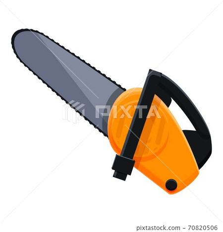 Farm chainsaw icon, cartoon style Farm chainsaw icon, cartoon style 70820506